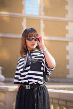 画像をギャラリービューアに読み込む, Nylon combination Stripe Tshirt.