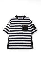 画像をギャラリービューアに読み込む, Nylon combination Stripe Tshirt.