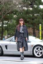 画像をギャラリービューアに読み込む, Nylon combination Stripe Tshirt.