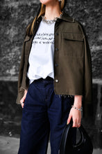 画像をギャラリービューアに読み込む, Cut-off Chino Blouson.