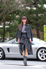 画像をギャラリービューアに読み込む, Nylon combination Stripe Tshirt.