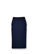 画像をギャラリービューアに読み込む, Pinstripe Cargo Skirt.