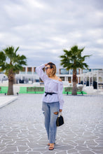 画像をギャラリービューアに読み込む, Off Shoulder Peplum Blouse.
