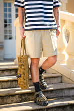 画像をギャラリービューアに読み込む, Nylon combination Stripe Tshirt.
