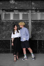 画像をギャラリービューアに読み込む, Nylon combination Tshirt.
