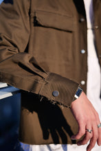 画像をギャラリービューアに読み込む, Cut-off Chino Blouson.