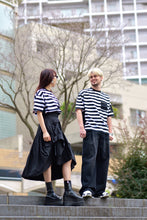 画像をギャラリービューアに読み込む, Nylon combination Stripe Tshirt.