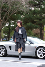画像をギャラリービューアに読み込む, Nylon combination Stripe Tshirt.