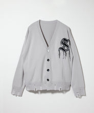 画像をギャラリービューアに読み込む, Damaged Wool Cardigan.