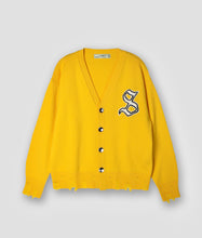 画像をギャラリービューアに読み込む, Damaged Wool Cardigan.