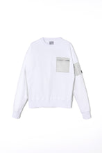 画像をギャラリービューアに読み込む, Nylon combination Sweatshirt.
