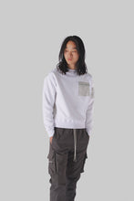 画像をギャラリービューアに読み込む, Nylon combination Sweatshirt.
